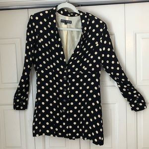 Betsey Johnson polka dot jacket